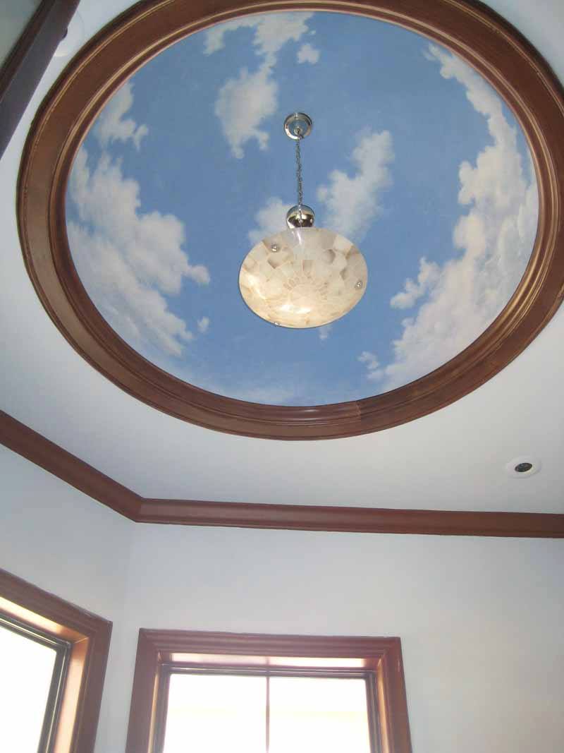 Decorated architectural dome