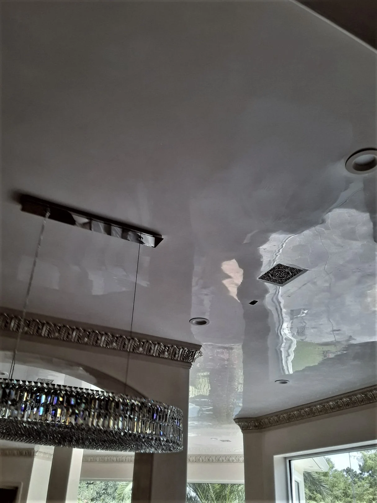 Venetian plaster wall finish